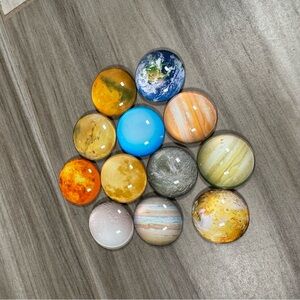Colorful Planetary Magnets Set